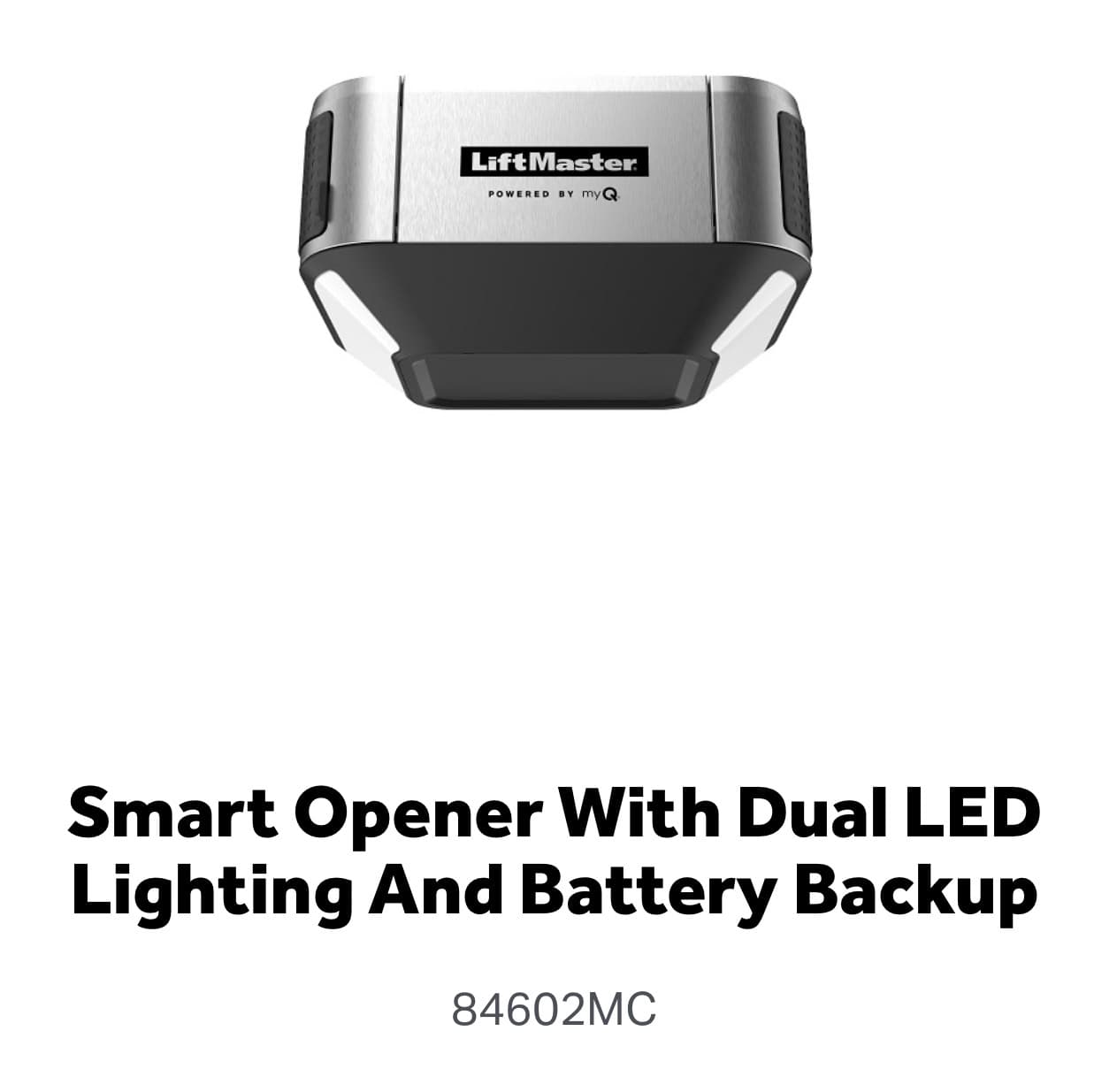 Smart Chain Drive with Battery Backup (84602)